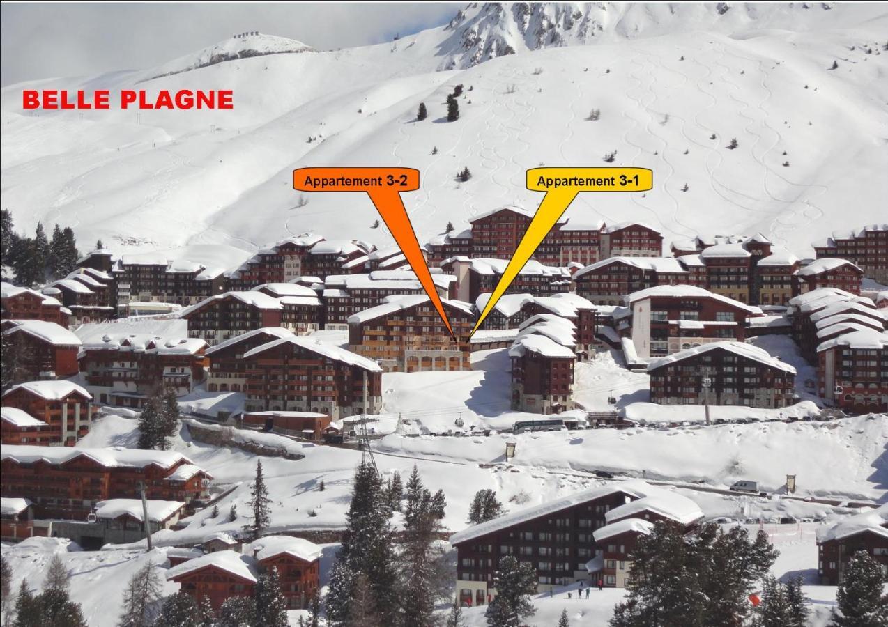 Belle Plagne 1 Appart 6 Pers Du Dimanche Au Dimanche Ski Au Pieds La Plagne Exterior foto